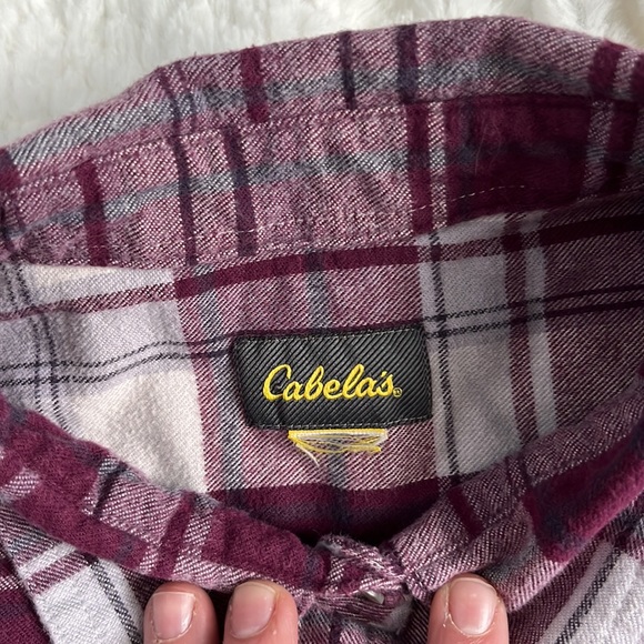 Cabela’s 100% Cotton Flannel Shirt - Picture 7 of 10